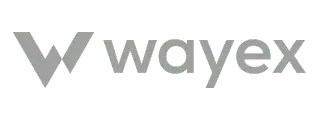 Wayex logo: a stylized grey 'W' followed by 'wayex' in grey sans-serif font.