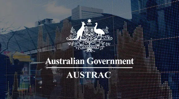 AUSTRAC logo: Australian Government's financial intelligence agency.